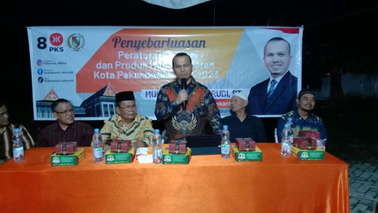 Muhammad Sabarudi Laksanakan Penyebarluasan Perda Nomor 2 Tahun 2018 Tentang Pemberdayaan UMKM