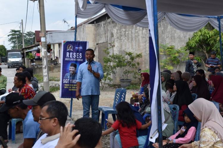 Sigit Yuwono Serap Aspirasi saat Reses di Dapil IV, Jalan Rusak Masih Dikeluhkan Warga