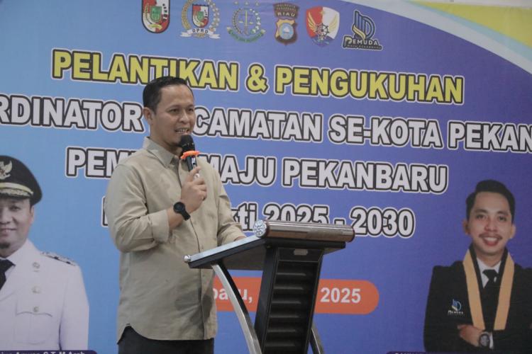 Wali Kota Pekanbaru Apresiasi Pelantikan PMP, Dorong Pemuda Jadi Motor Penggerak Kota Berbudaya